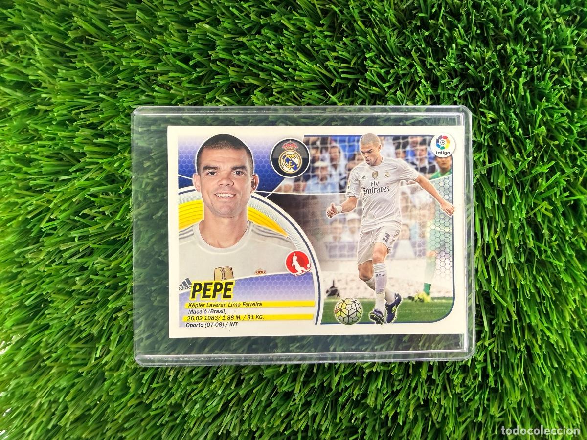 Cromos de f&uacute;tbol: N&ordm; 4 Pepe Real Madrid CF Liga Este 16 17