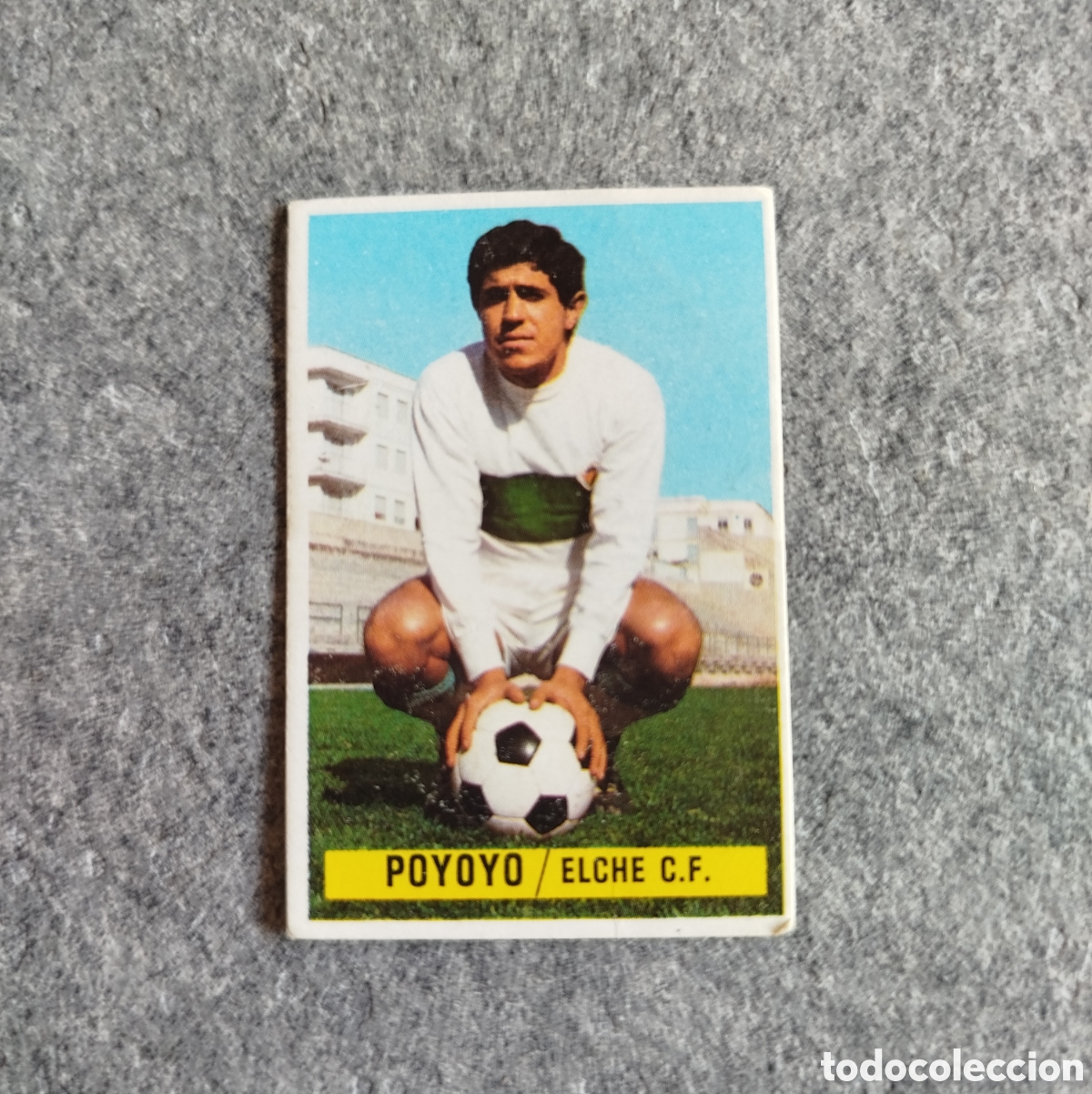 Cromos de f&uacute;tbol: BAJA SIN PEGAR POYOYO ELCHE 74 75 1974 1975 EDICIONES ESTE CROMO NUEVO NUNCA PEGADO