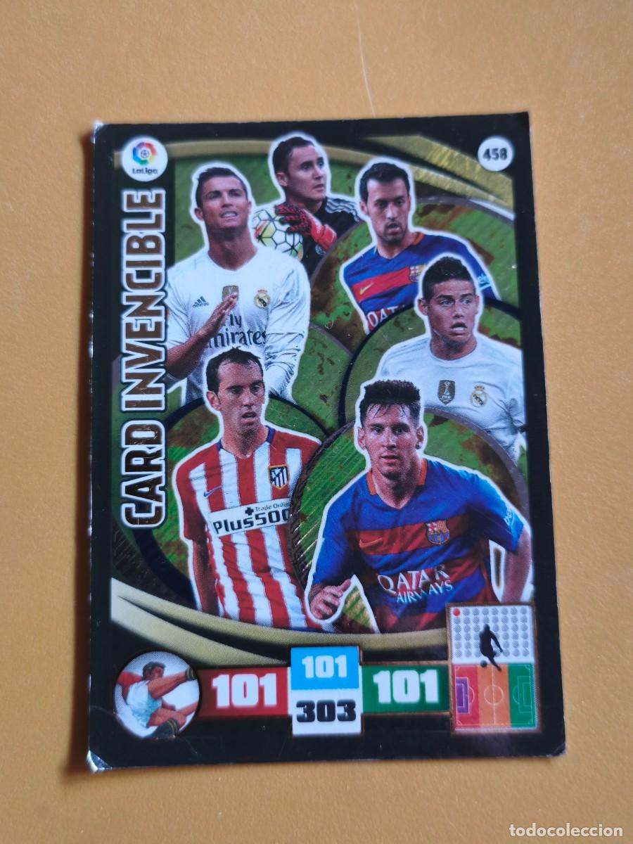 Cromos de f&uacute;tbol: CARD INVENCIBLE 2015 16. MESSI - Foto 1