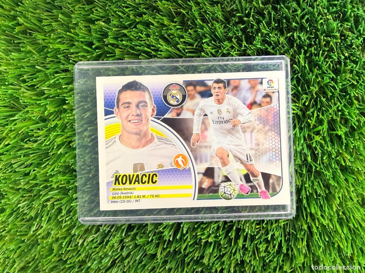 Cromos de f&uacute;tbol: N&ordm; 11B Kovacic Real Madrid CF Liga Este 16 17