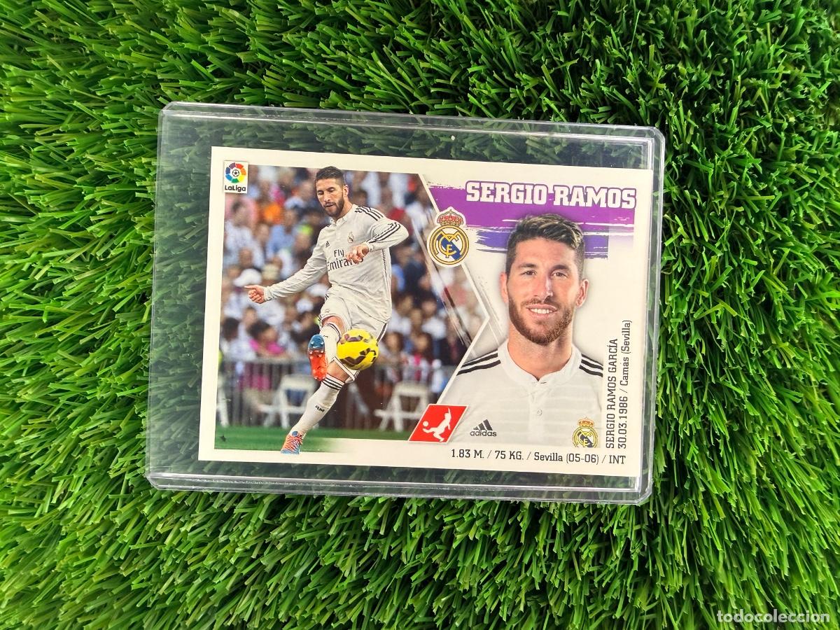 Cromos de f&uacute;tbol: N&ordm; 7 Sergio Ramos Real Madrid CF Liga Este 15 16