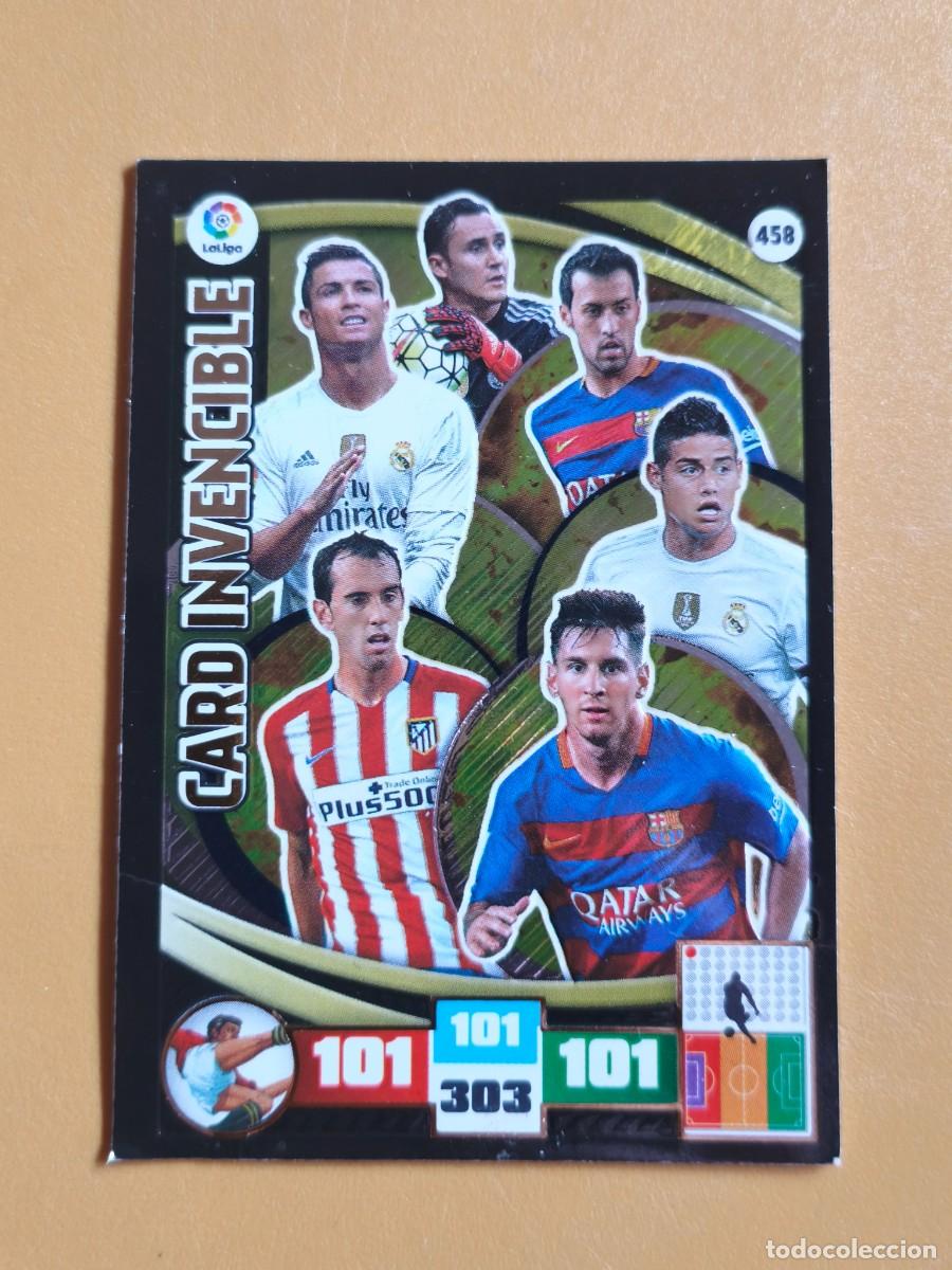 Cromos de f&uacute;tbol: CARD INVENCIBLE 2015 16. MESSI