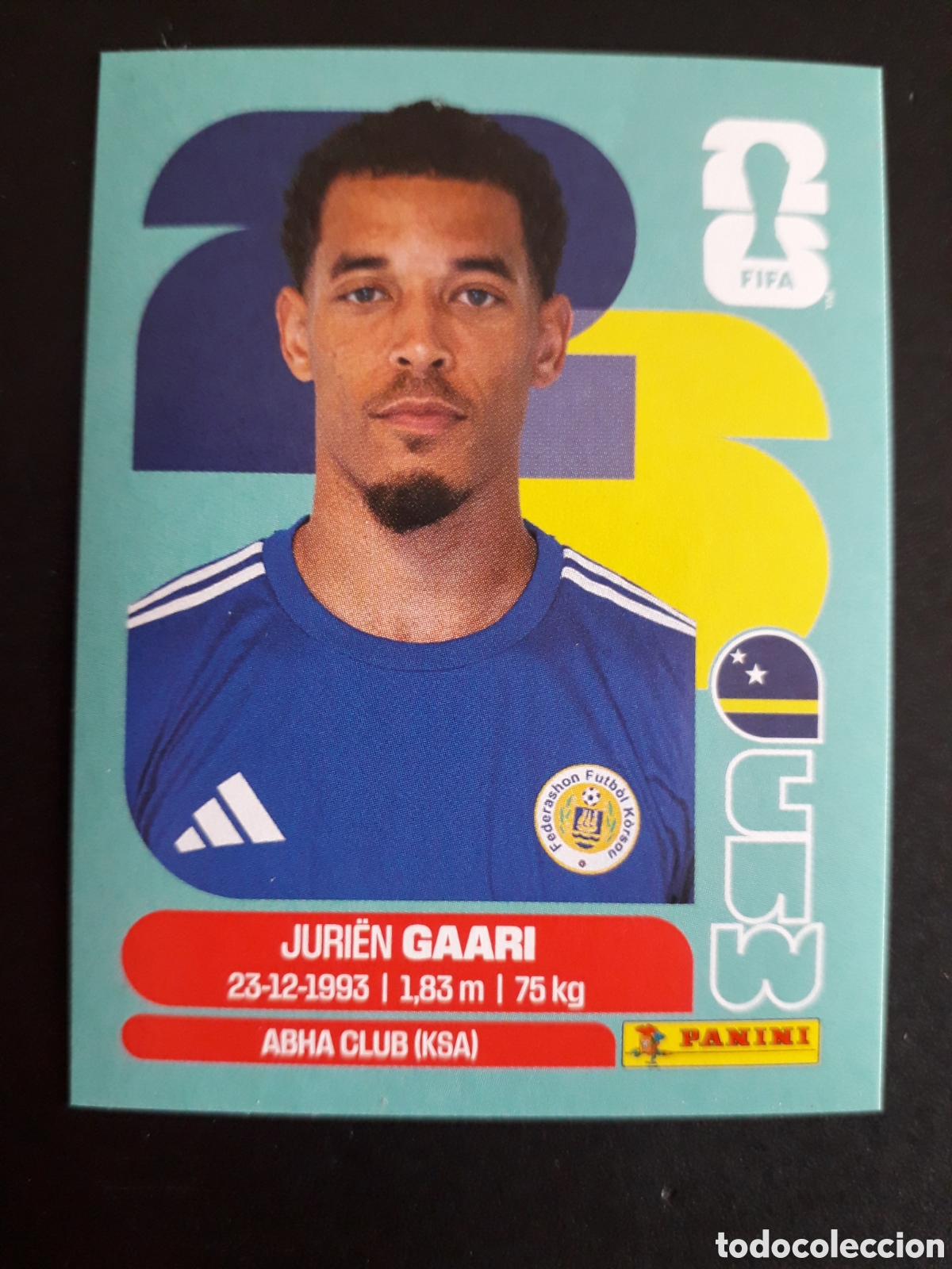 Football Stickers: GAARI CURA&Ccedil;AO CUW 5 MUNDIAL F&Uacute;TBOL 2026 FIFA WORLD CUP PANINI SIN PEGAR PEDIDO M&Iacute;NIMO 3&euro;