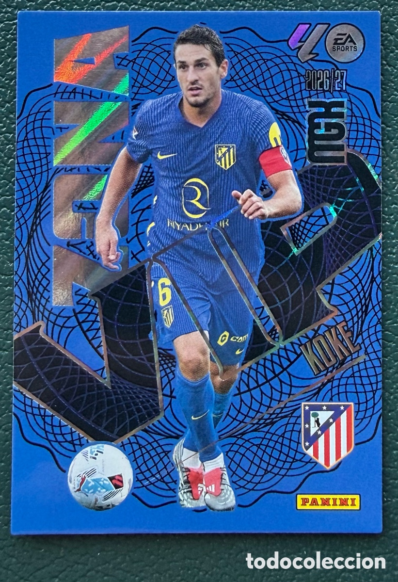 Cromos de f&uacute;tbol: 400 KOKE ATLETICO DE MADRID ZONA VIP FICHAS ALBUM MEGACRACKS 2026 2027 MGK 26 27