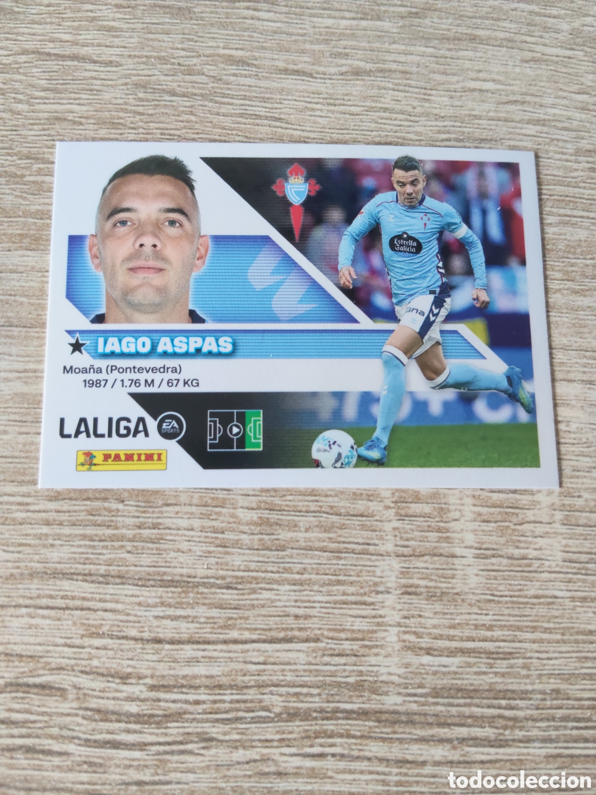 Cromos de f&uacute;tbol: Iago Aspas Celta de Vigo liga 2026 2027 26 27 ediciones este