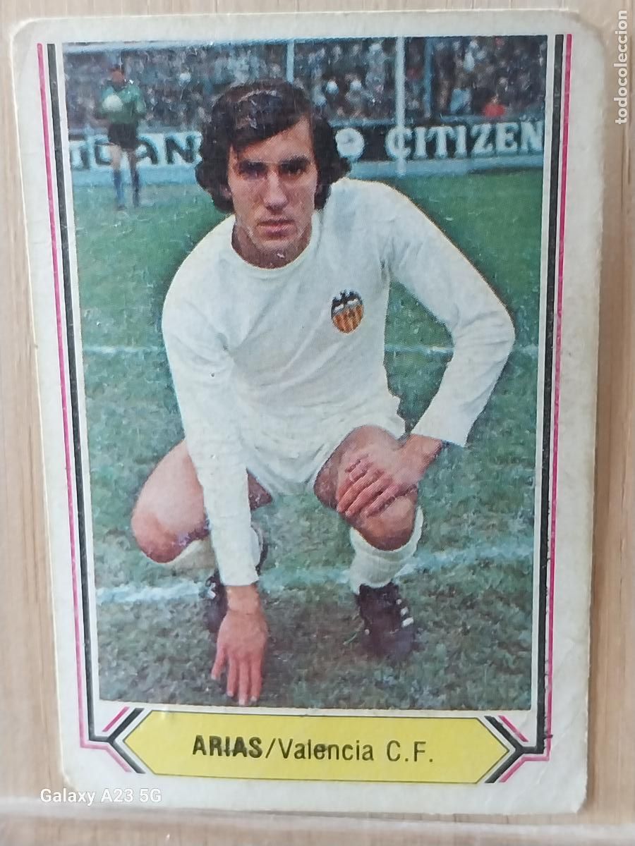 Cromos de f&uacute;tbol: ARIAS VALENCIA ED ESTE LIGA 1980 80 81 CROMO SIN PEGAR NUNCA ORIGINAL