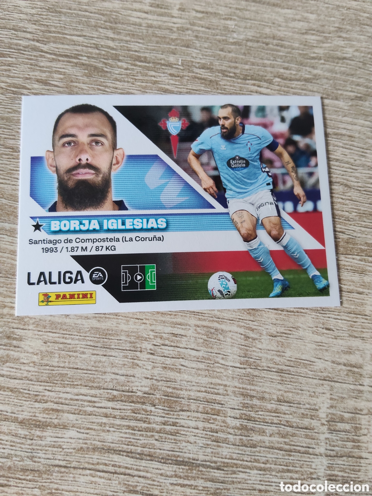 Cromos de f&uacute;tbol: Borja Iglesias Celta de Vigo liga 2026 2027 26 27 ediciones este
