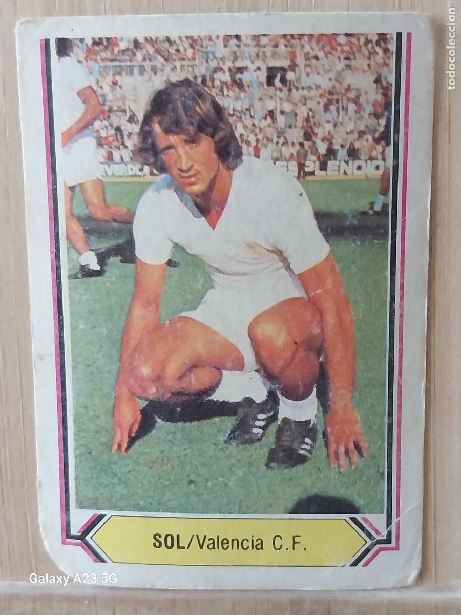 Cromos de f&uacute;tbol: SOL VALENCIA ED ESTE LIGA 1980 80 81 CROMO SIN PEGAR NUNCA ORIGINAL
