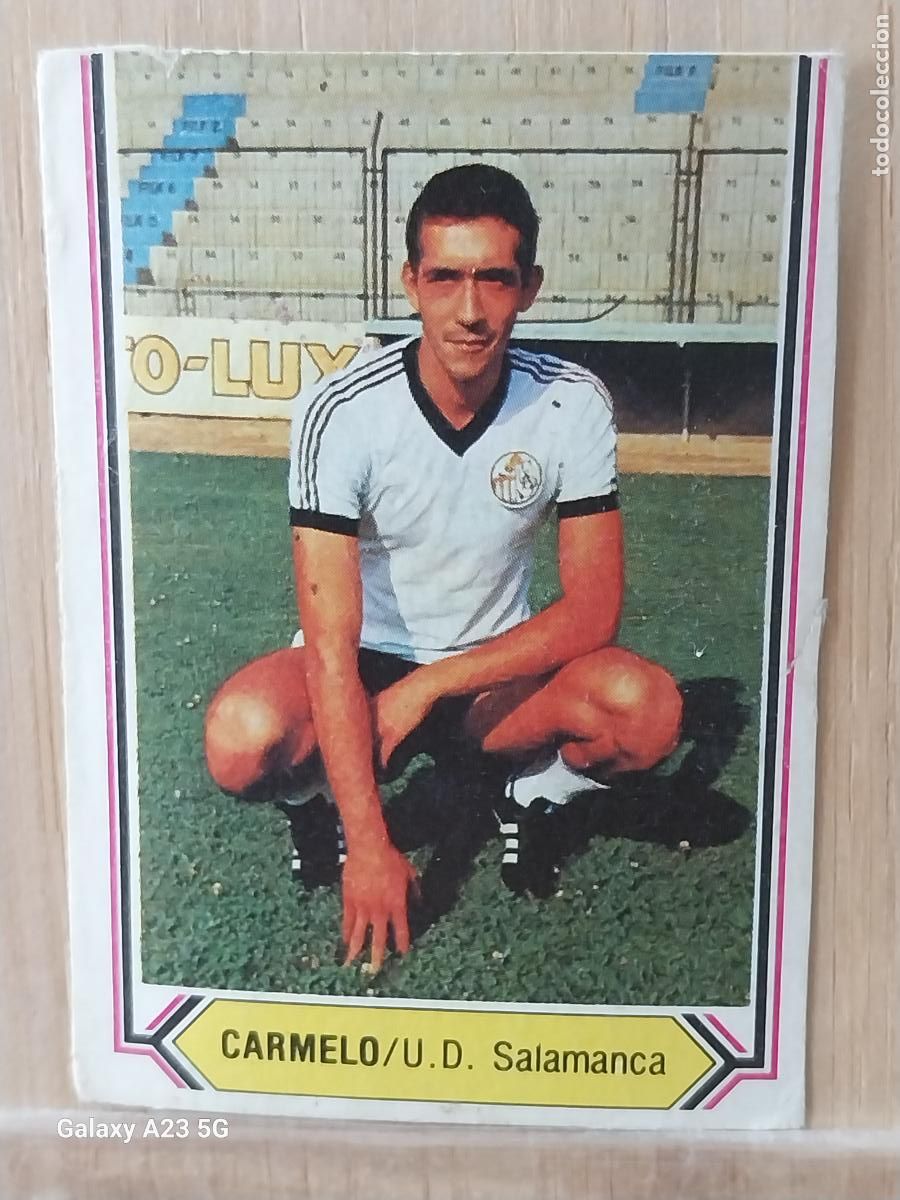 Cromos de f&uacute;tbol: CARMELO SALAMANCA ED ESTE LIGA 1980 80 81 CROMO SIN PEGAR NUNCA ORIGINAL