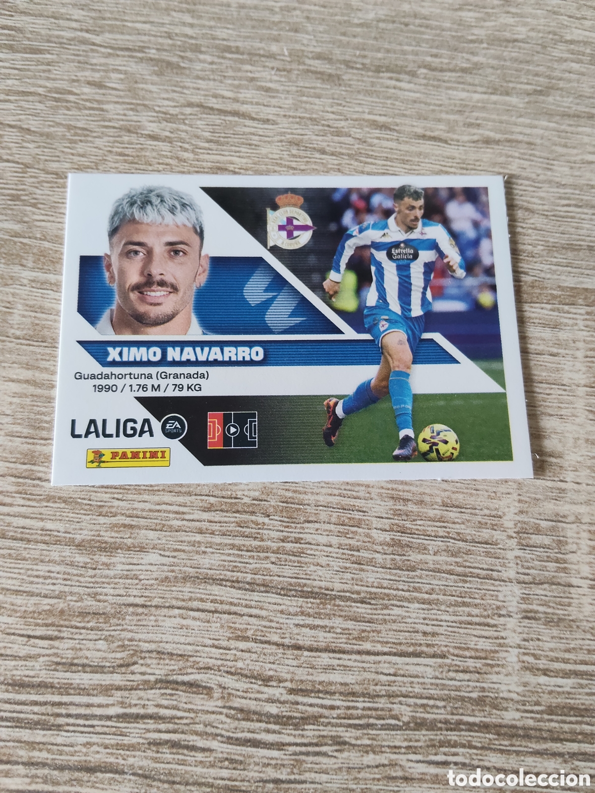 Cromos de f&uacute;tbol: Ximo Navarro Deportivo de la Coru&ntilde;a liga 2026 2027 26 27 ediciones este