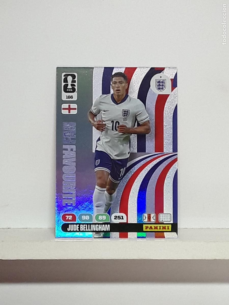 Cromos de f&uacute;tbol: ADRENALYN MUNDIAL 2026 WORLD CUP 26 ALBUM PANINI N 166 INGLATERRA ENGLAND JUDE BELLINGHAM