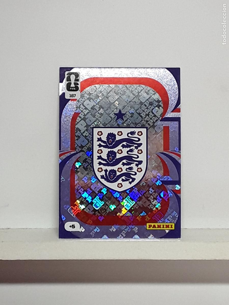 Cromos de f&uacute;tbol: ADRENALYN MUNDIAL 2026 WORLD CUP 26 ALBUM PANINI N 167 INGLATERRA ENGLAND ESCUDO LOGO