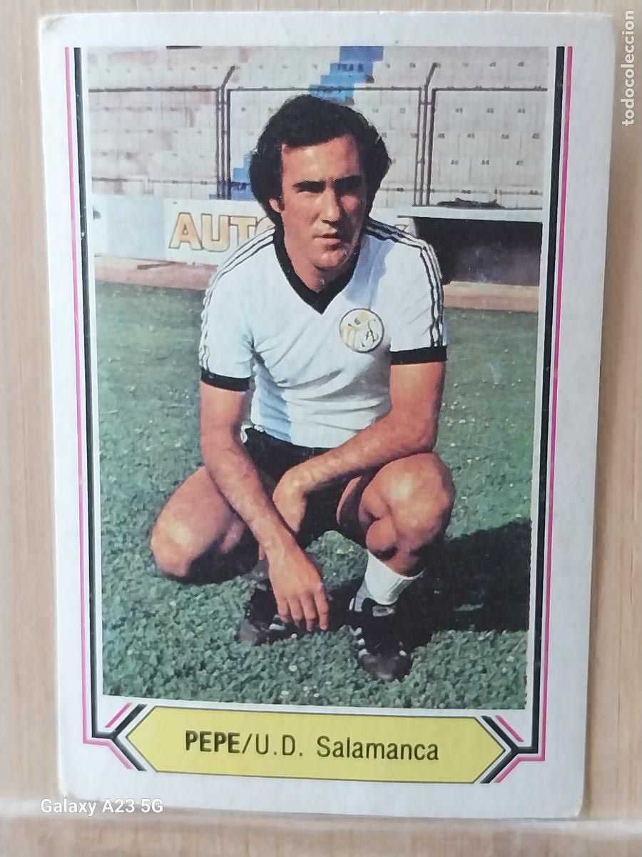 Cromos de f&uacute;tbol: PEPE SALAMANCA ED ESTE LIGA 1980 80 81 CROMO SIN PEGAR NUNCA ORIGINAL