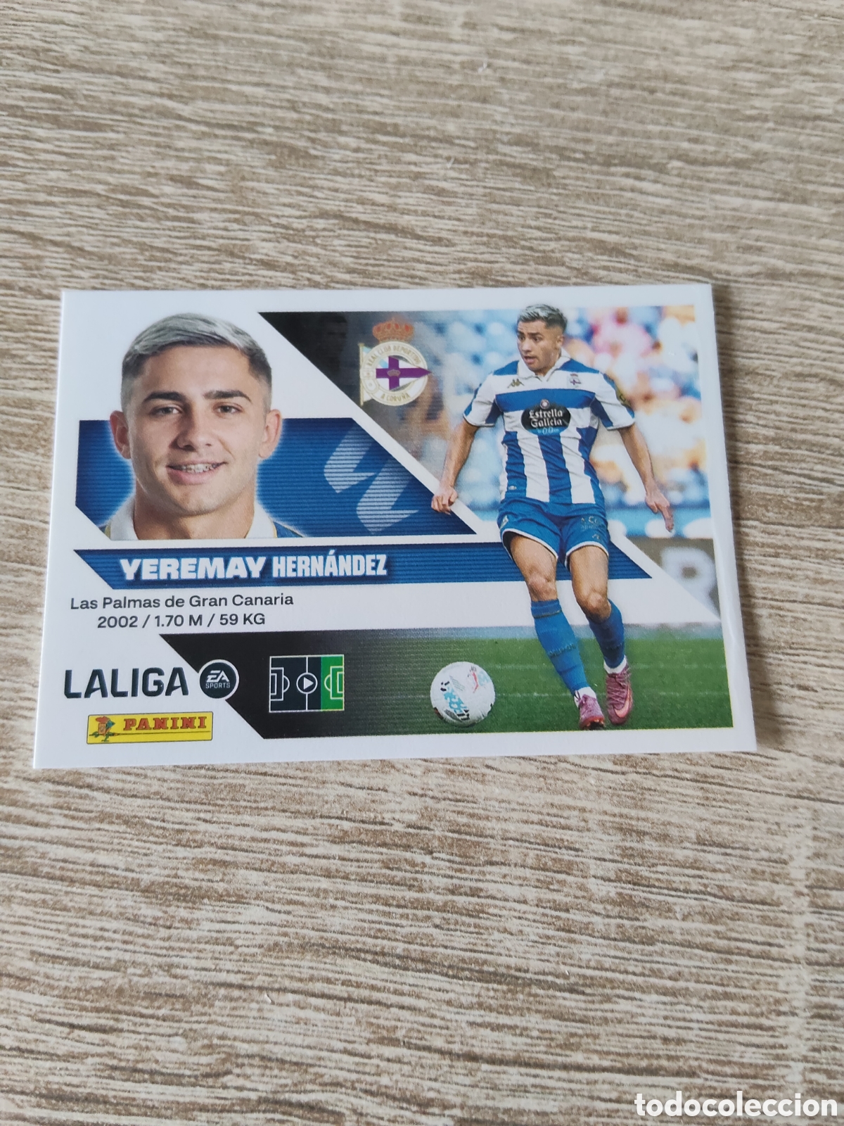 Cromos de f&uacute;tbol: Yeremay Deportivo de la Coru&ntilde;a liga 2026 2027 26 27 ediciones este