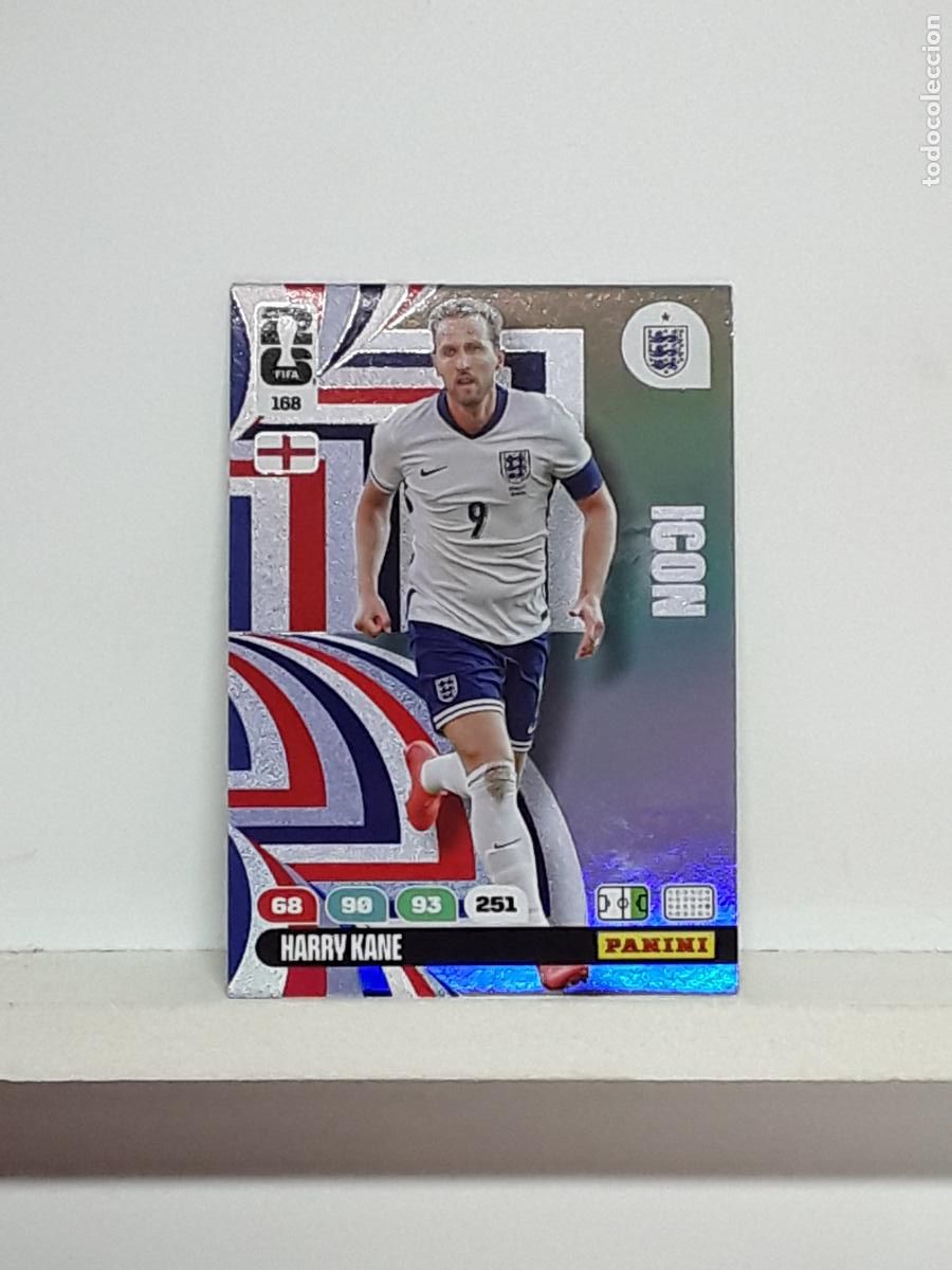 Cromos de f&uacute;tbol: ADRENALYN MUNDIAL 2026 WORLD CUP 26 ALBUM PANINI N 168 INGLATERRA ENGLAND HARRY KANE