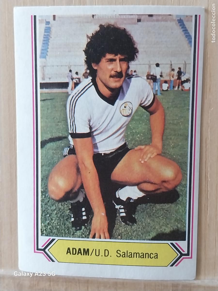 Cromos de f&uacute;tbol: ADAM SALAMANCA ED ESTE LIGA 1980 80 81 CROMO SIN PEGAR NUNCA ORIGINAL **