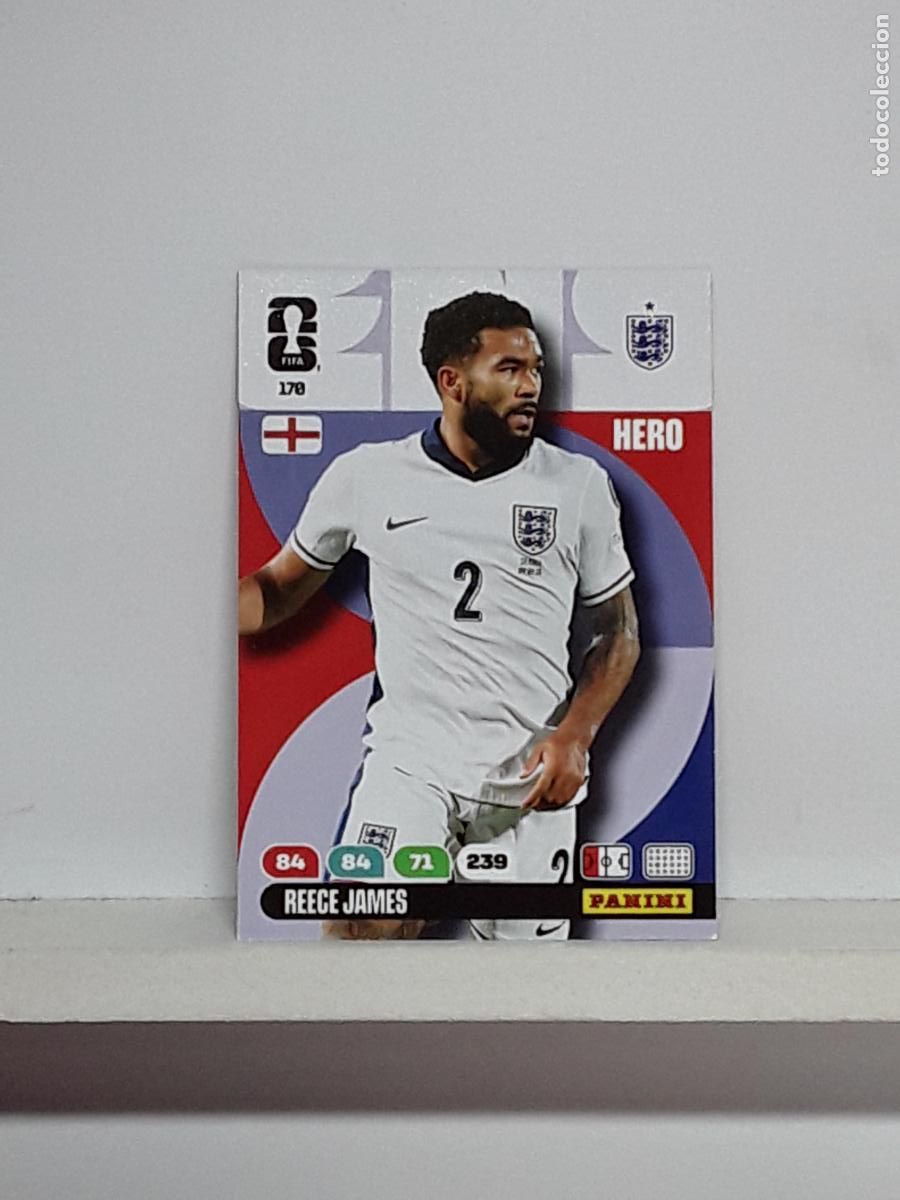 Cromos de f&uacute;tbol: ADRENALYN MUNDIAL 2026 WORLD CUP 26 ALBUM PANINI N 170 INGLATERRA ENGLAND REECE JAMES