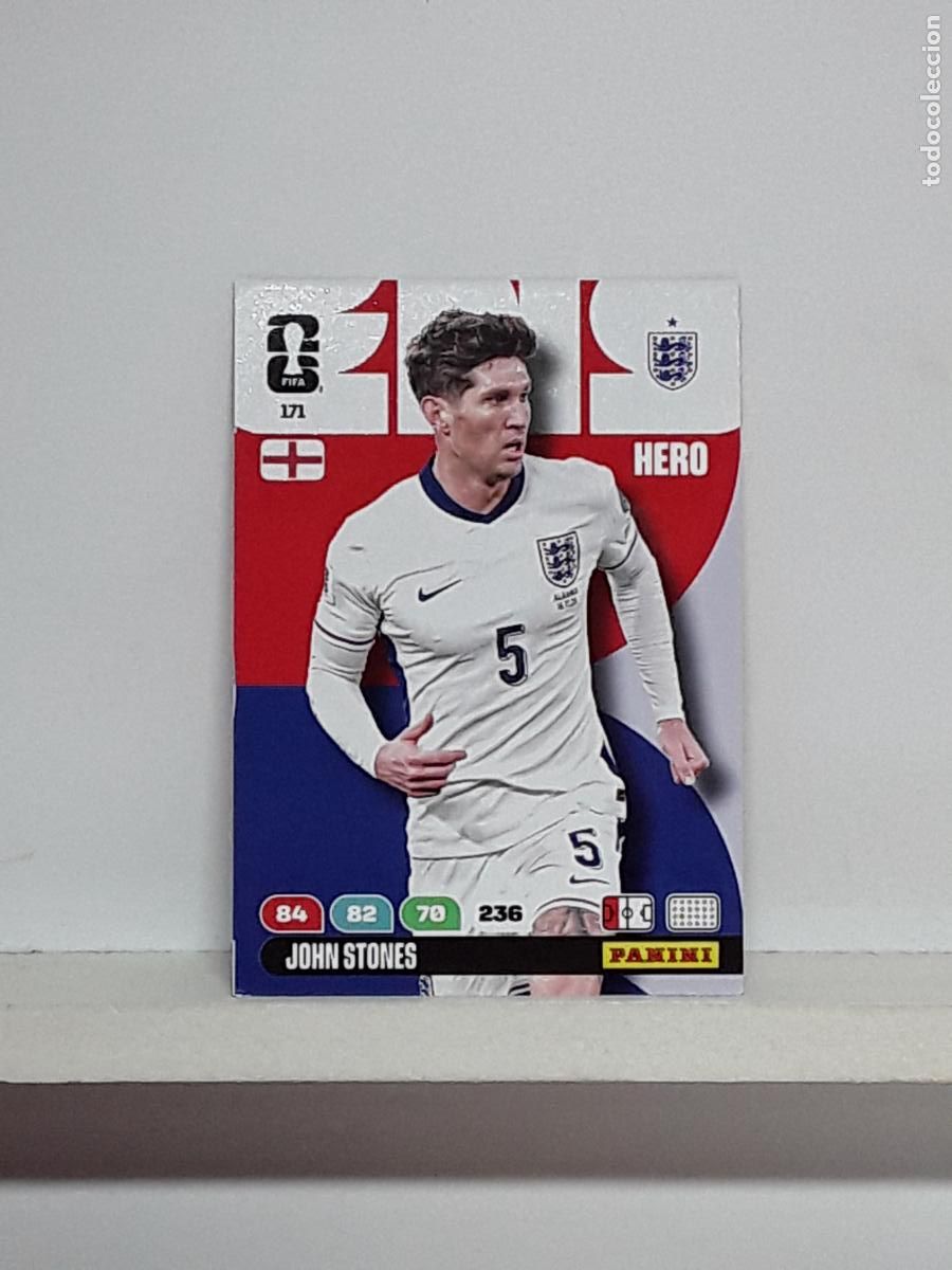 Cromos de f&uacute;tbol: ADRENALYN MUNDIAL 2026 WORLD CUP 26 ALBUM PANINI N 171 INGLATERRA ENGLAND JOHN STONES