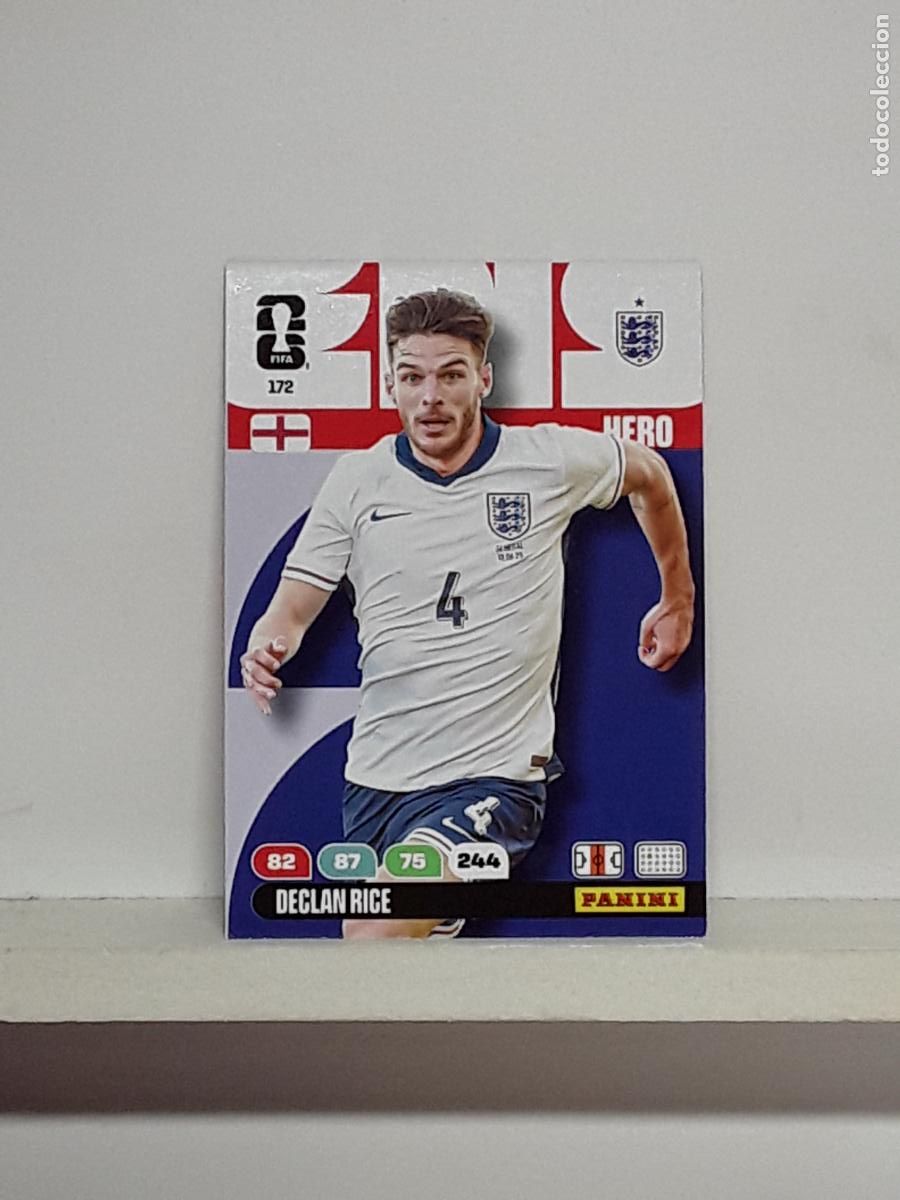 Cromos de f&uacute;tbol: ADRENALYN MUNDIAL 2026 WORLD CUP 26 ALBUM PANINI N 172 INGLATERRA ENGLAND DECLAN RICE