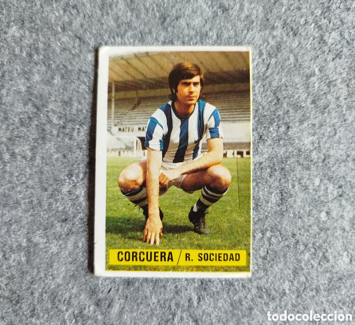 Cromos de f&uacute;tbol: SIN PEGAR CORCUERA REAL SOCIEDAD 74 75 1974 1975 EDICIONES ESTE CROMO NUEVO NUNCA PEGADO