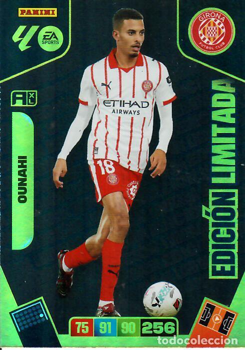 Cromos de f&uacute;tbol: PANINI ADRENALYN - LIGA 2025-26 (25 - 26) - OUNAHI - GIRONA - EDICI&Oacute;N LIMITADA