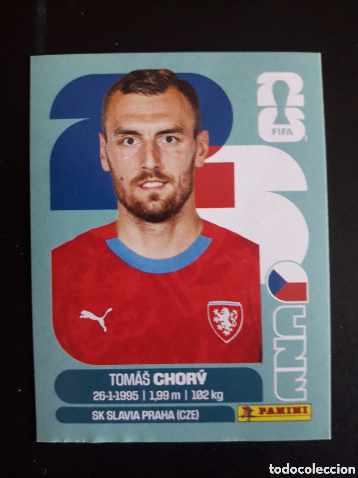 Cromos de f&uacute;tbol: CHOR&Yacute; REP CHECA/CHEQUIA CZE 17 MUNDIAL F&Uacute;TBOL 2026 FIFA WORLD CUP PANINI SIN PEGAR PEDIDO M&Iacute;NIMO 3&euro;.