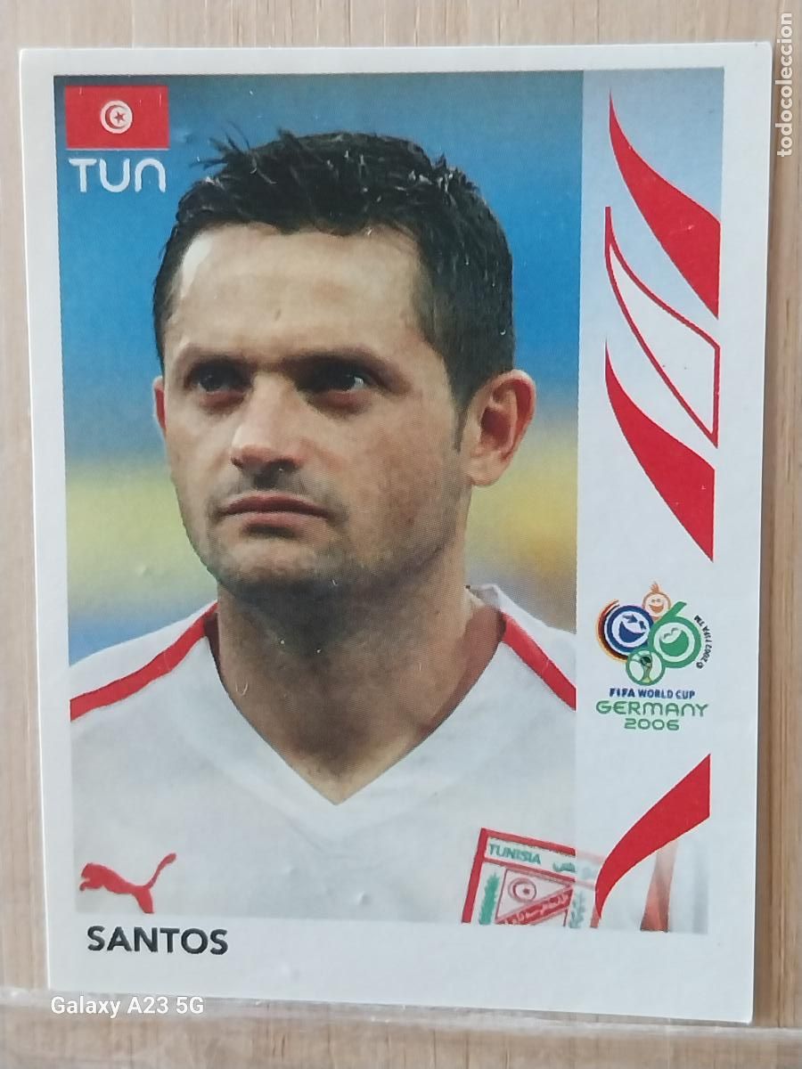 Cromos de f&uacute;tbol: SANTOS TUNEZ 586 GERMANY 2006 PANINI CROMO ORIGINAL SIN PEGAR NUNCA