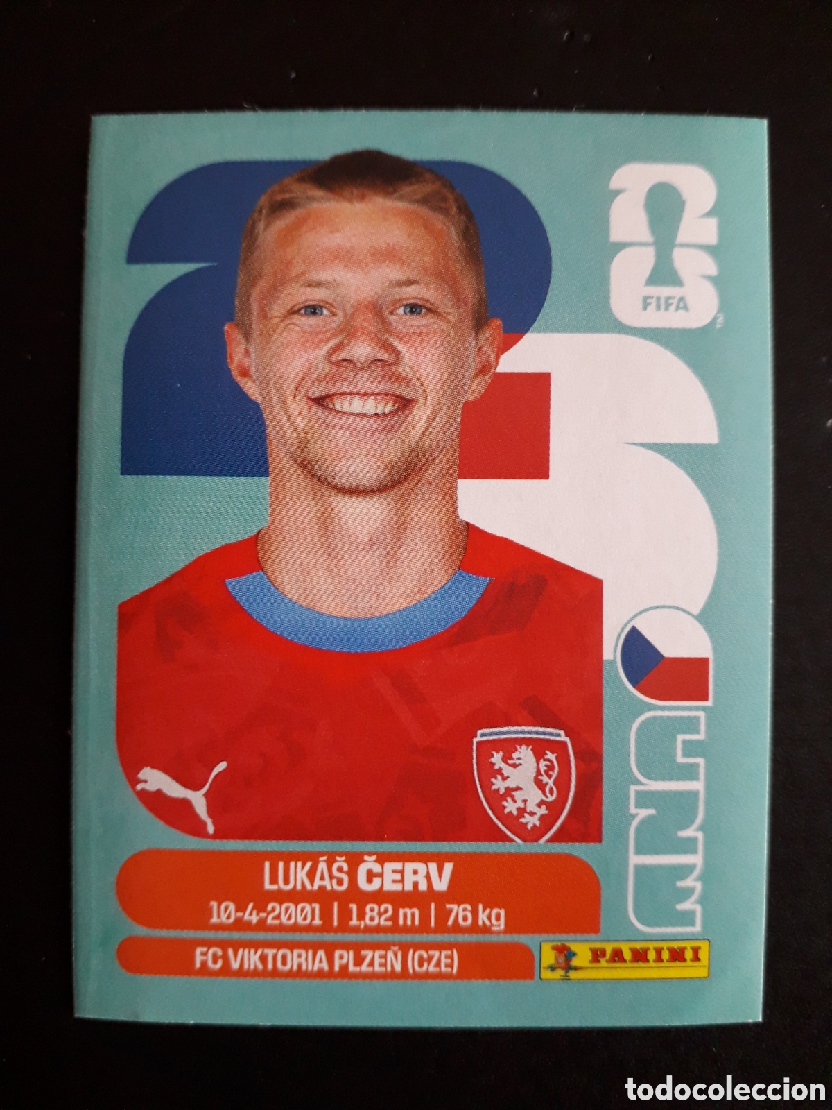 Cromos de f&uacute;tbol: ČERV REP CHECA/CHEQUIA CZE 11 MUNDIAL F&Uacute;TBOL 2026 FIFA WORLD CUP PANINI SIN PEGAR PEDIDO M&Iacute;NIMO 3&euro;.