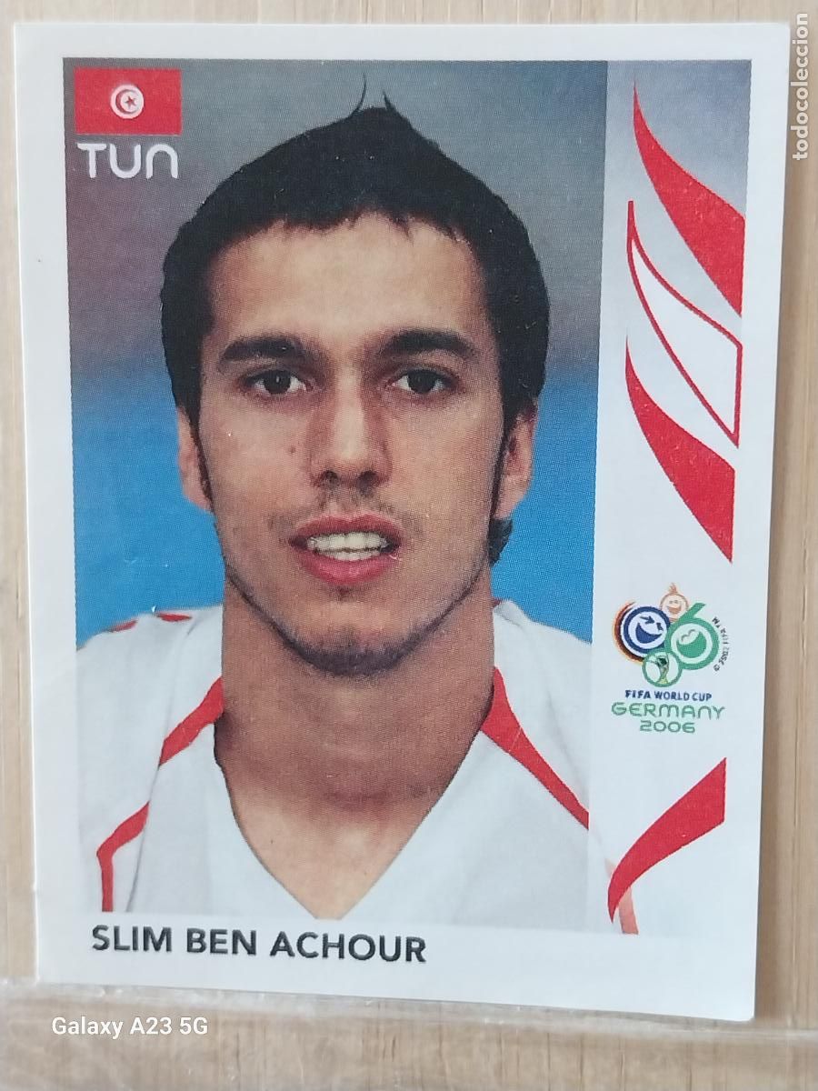 Cromos de f&uacute;tbol: ACHOUR 577 TUNEZ GERMANY 2006 PANINI CROMO ORIGINAL SIN PEGAR NUNCA