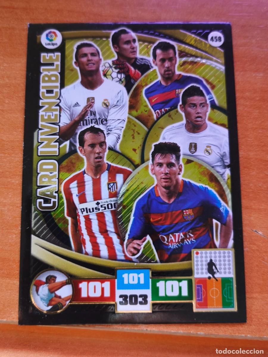 Cromos de f&uacute;tbol: CARD INVENCIBLE 2015 16. MESSI