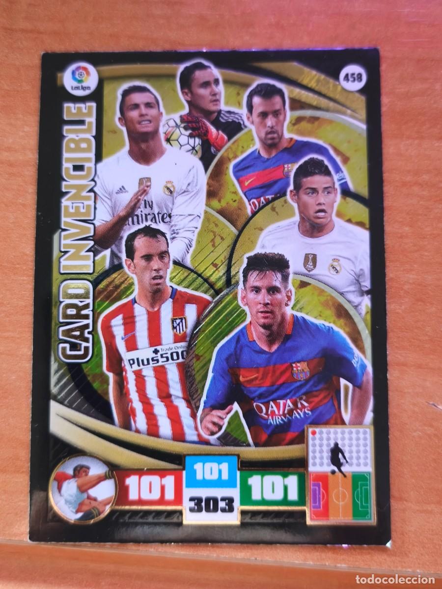 Cromos de f&uacute;tbol: CARD INVENCIBLE 2015 16. MESSI