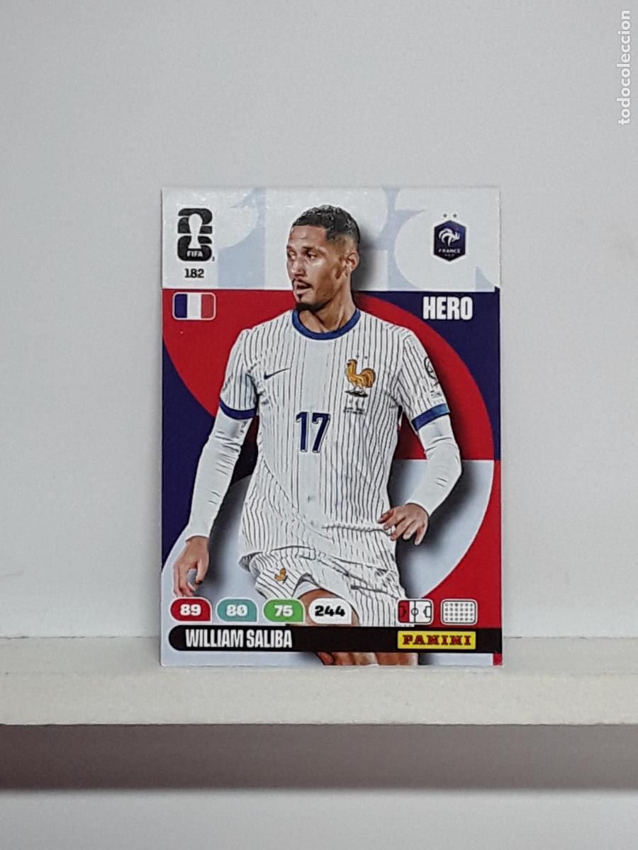 Figurine di Calcio: ADRENALYN MUNDIAL 2026 WORLD CUP 26 ALBUM PANINI N 182 FRANCIA FRANCE WILLIAM SALIBA
