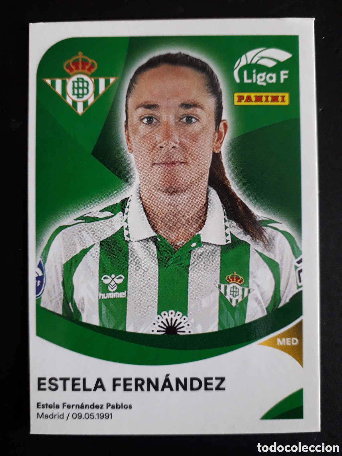 Cromos de f&uacute;tbol: ESTELA FERN&Aacute;NDEZ BETIS N&deg; 74 LIGA F FEMENINA 2024 2025 24 25 PANINI PEDIDO M&Iacute;NIMO 3&euro;