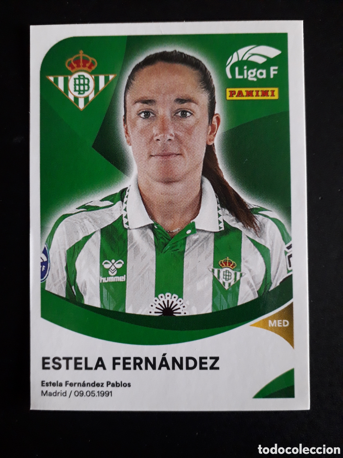Cromos de f&uacute;tbol: ESTELA FERN&Aacute;NDEZ BETIS N&deg; 74 LIGA F FEMENINA 2024 2025 24 25 PANINI PEDIDO M&Iacute;NIMO 3&euro;