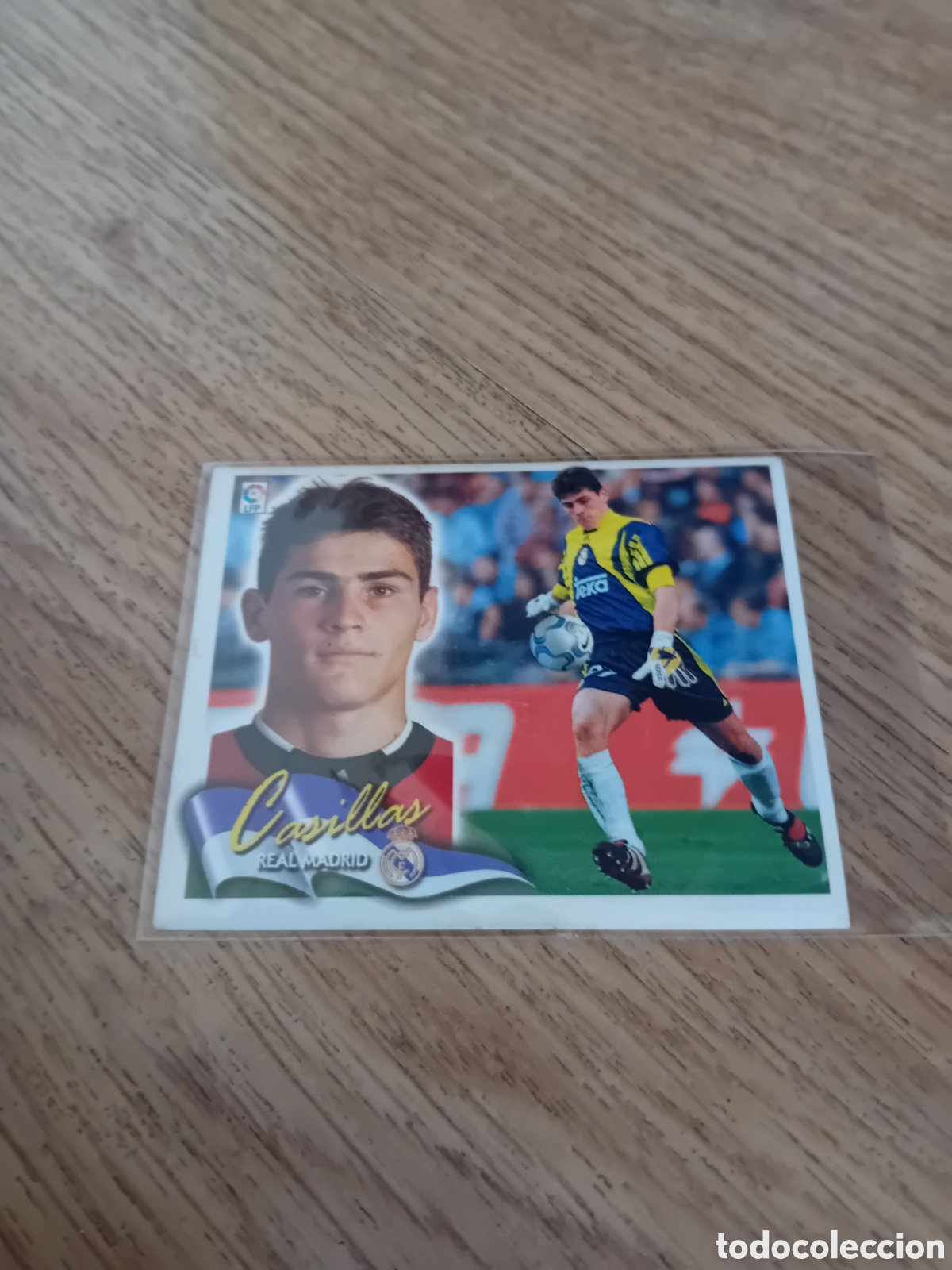 Fu&szlig;ball-Sticker: Casillas Rookie Real Madrid 00 01 2000 2001 Este Panini Nunca Pegado