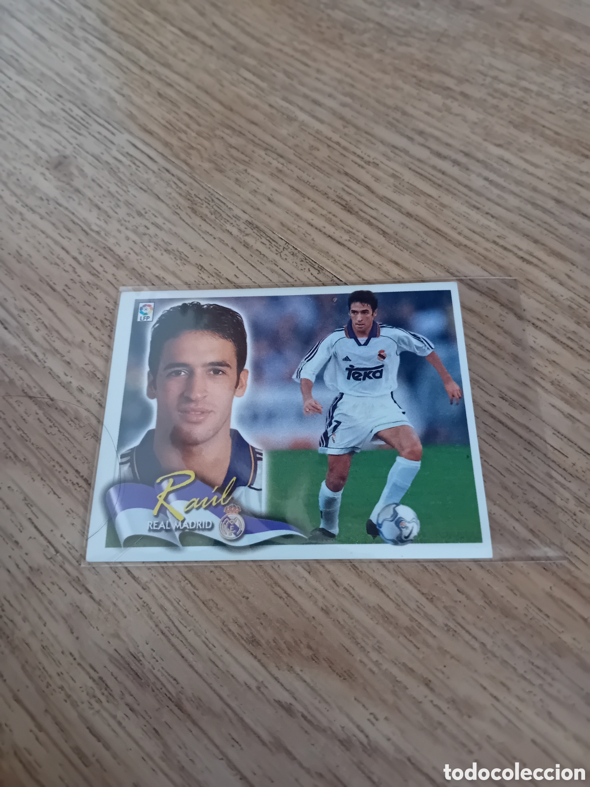 Cromos de f&uacute;tbol: Raul Real Madrid 00 01 2000 2001 Este Panini Nunca Pegado