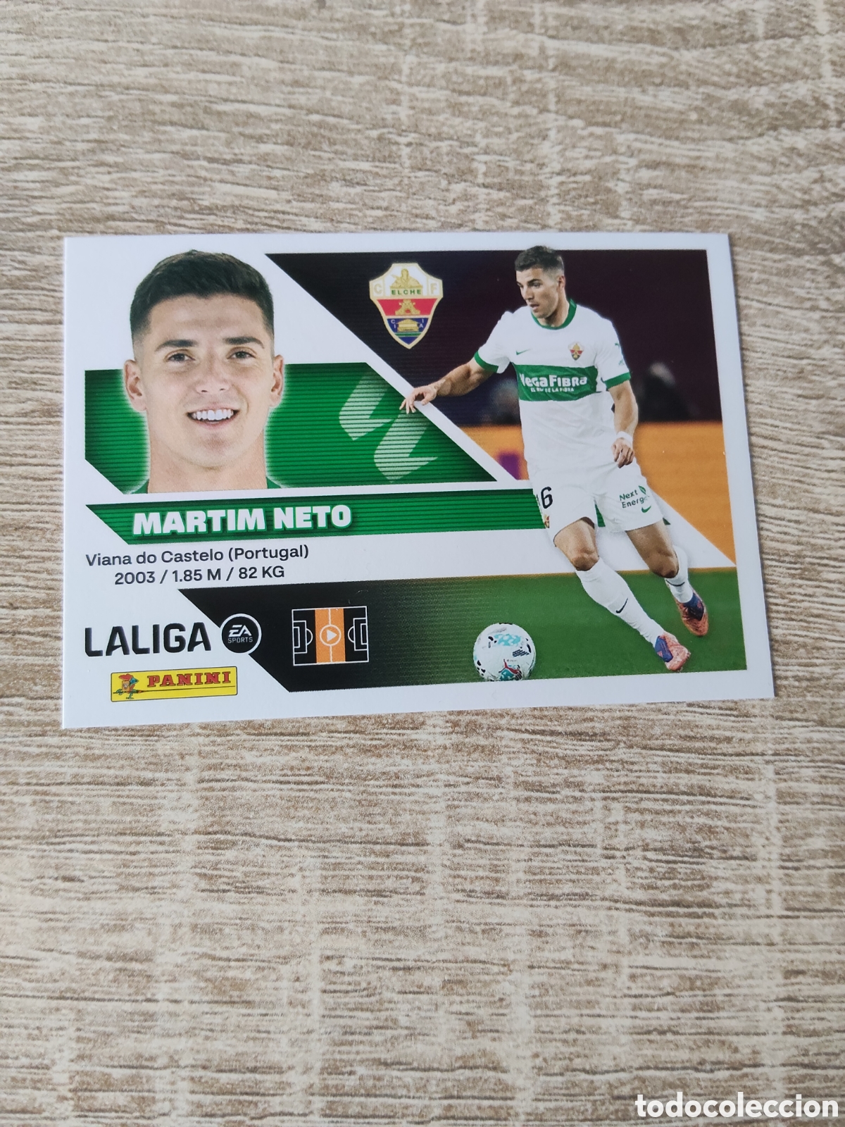 Fu&szlig;ball-Sticker: Martim Neto Elche liga 2026 2027 26 27 ediciones este