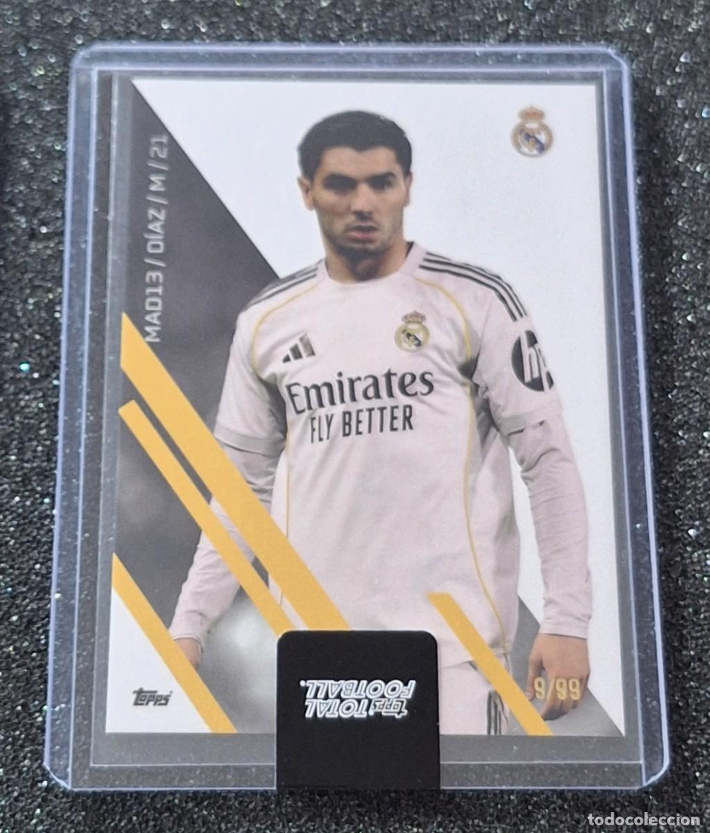 Fu&szlig;ball-Sticker: Brahim Diaz Real Madrid Team Set Topps Total Football 9/99