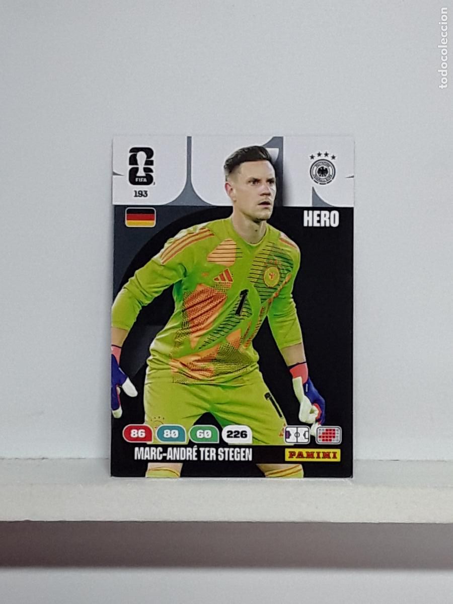 Fu&szlig;ball-Sticker: ADRENALYN MUNDIAL 2026 WORLD CUP 26 ALBUM PANINI N 193 ALEMANIA GERMANY MARC-ANDRE TER STEGEN