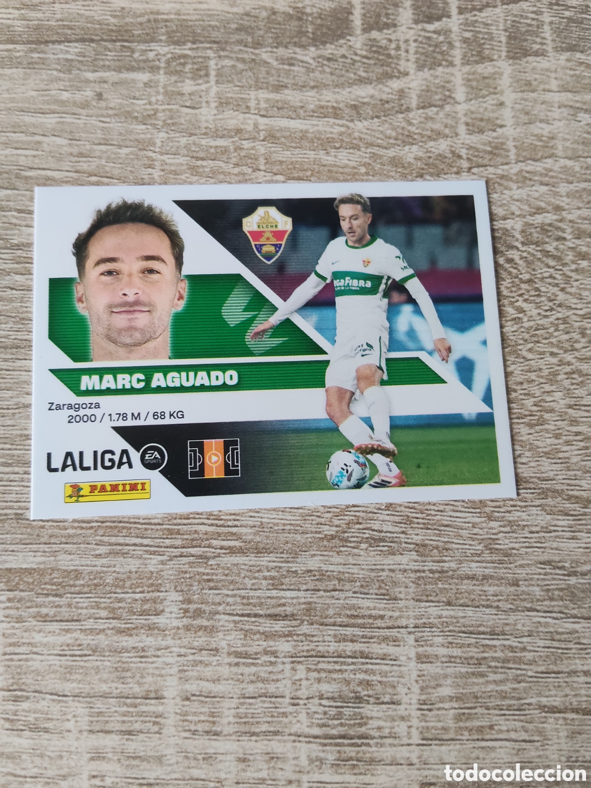 Fu&szlig;ball-Sticker: Marc Aguado Elche liga 2026 2027 26 27 ediciones este