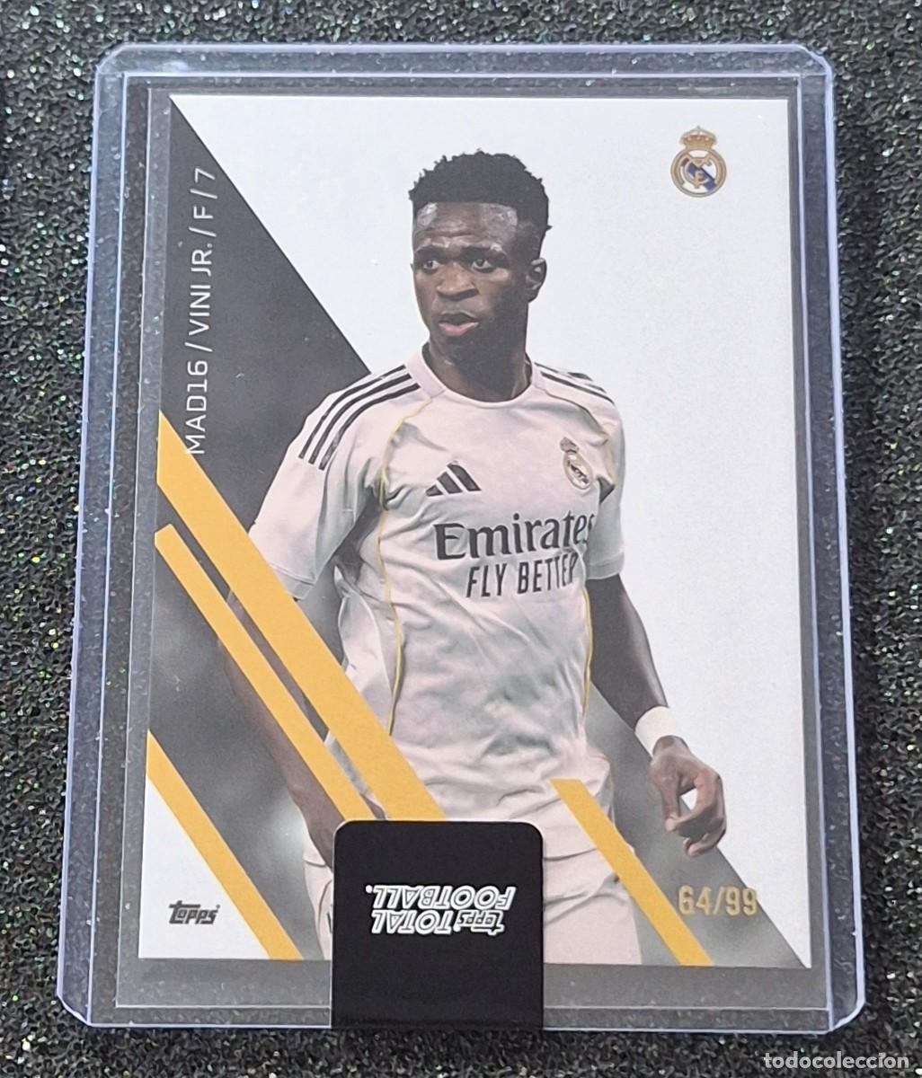 Cromos de f&uacute;tbol: Vinicius Vini Jr. Real Madrid Team Set Topps Total Football 64/99