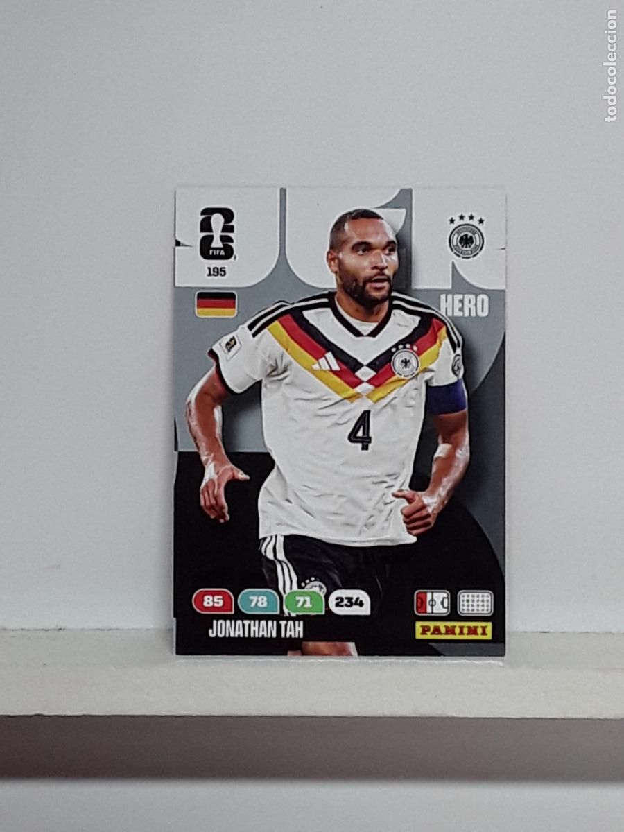 Cromos de f&uacute;tbol: ADRENALYN MUNDIAL 2026 WORLD CUP 26 ALBUM PANINI N 195 ALEMANIA GERMANY JONATHAN TAH