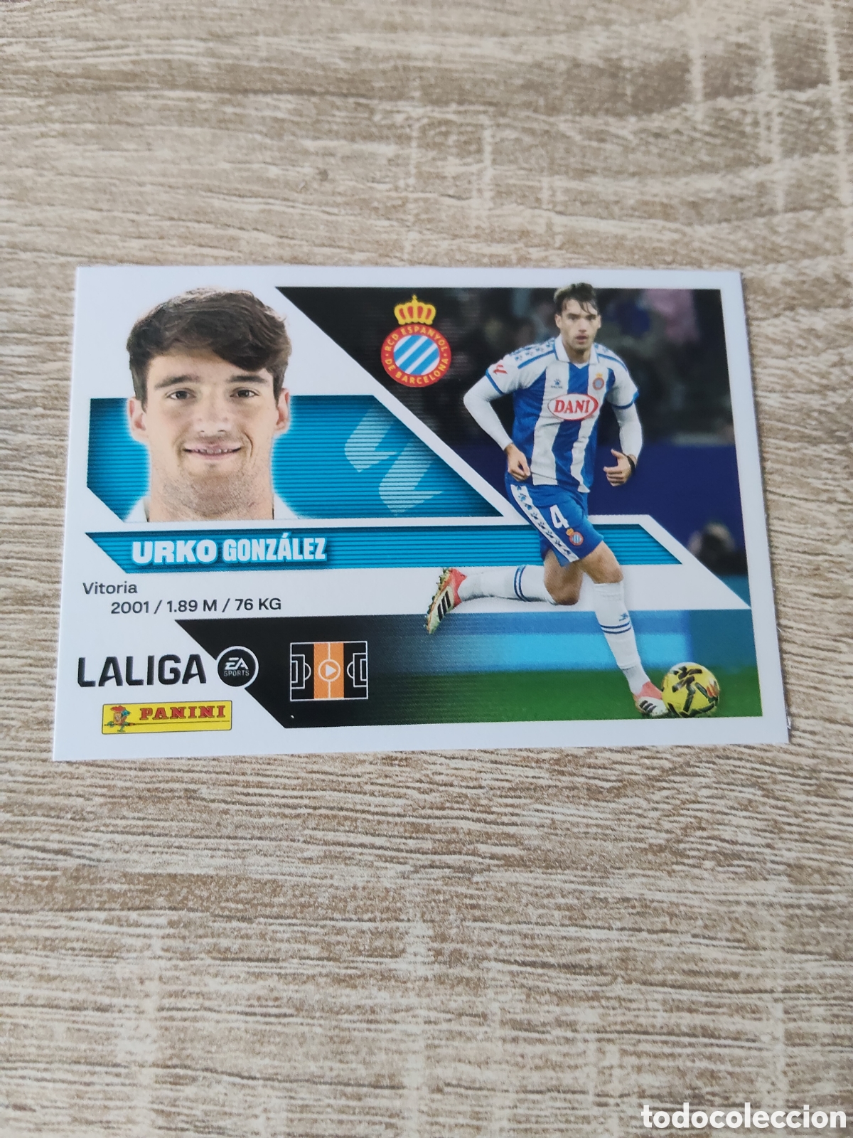 Cromos de f&uacute;tbol: Urko Espanyol liga 2026 2027 26 27 ediciones este