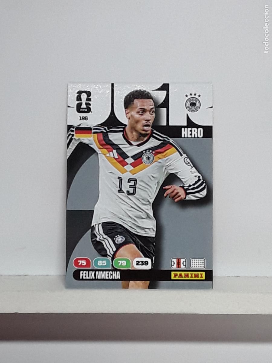 Cromos de f&uacute;tbol: ADRENALYN MUNDIAL 2026 WORLD CUP 26 ALBUM PANINI N 196 ALEMANIA GERMANY FELIX NMECHA