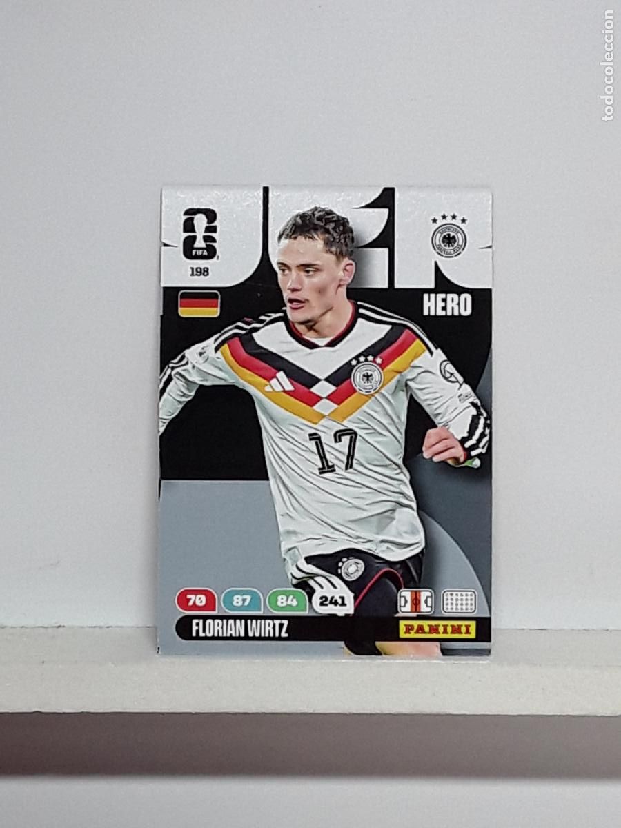 Cromos de f&uacute;tbol: ADRENALYN MUNDIAL 2026 WORLD CUP 26 ALBUM PANINI N 198 ALEMANIA GERMANY FLORIAN WIRTZ