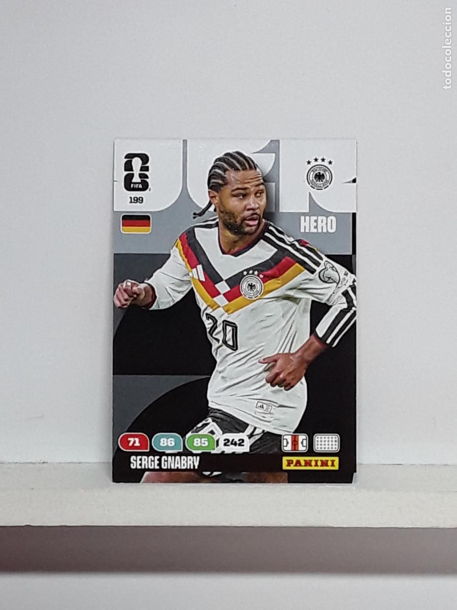Cromos de f&uacute;tbol: ADRENALYN MUNDIAL 2026 WORLD CUP 26 ALBUM PANINI N 199 ALEMANIA GERMANY SERGE GNABRY