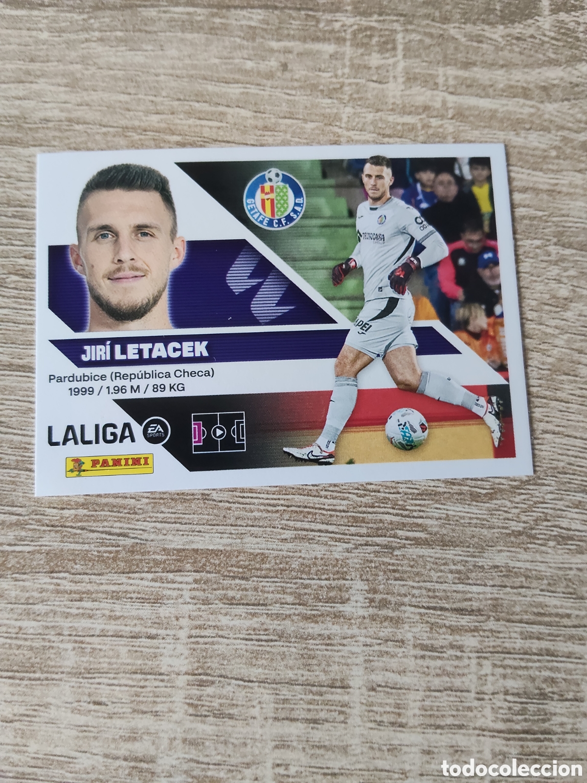 Cromos de f&uacute;tbol: Letacek Getafe liga 2026 2027 26 27 ediciones este