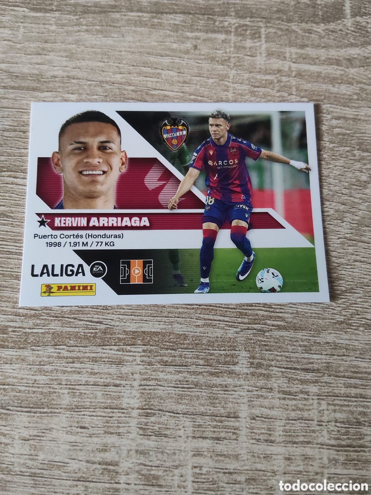 Cromos de f&uacute;tbol: Arriaga Levante liga 2026 2027 26 27 ediciones este