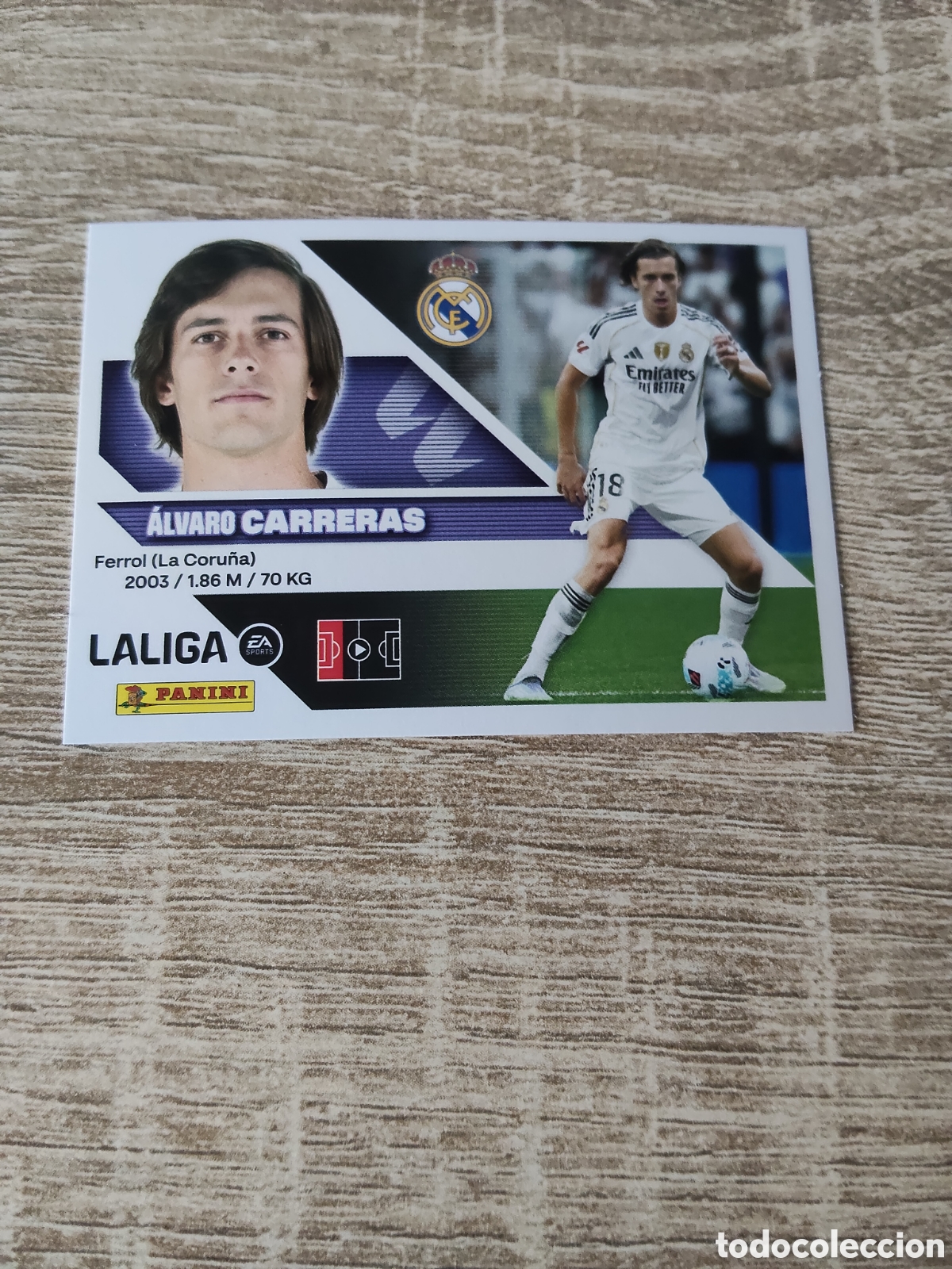 Cromos de f&uacute;tbol: Carreras Real Madrid liga 2026 2027 26 27 ediciones este