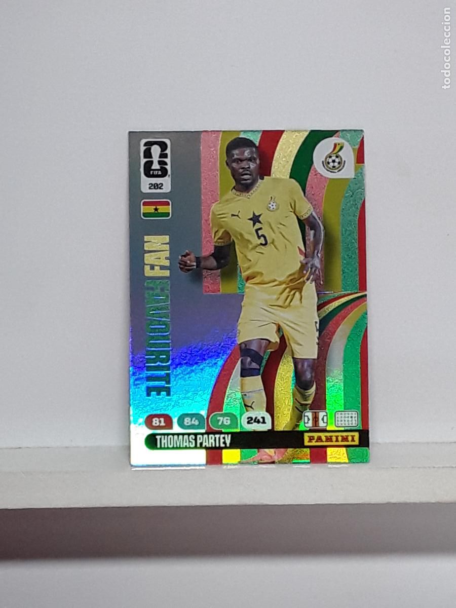 Cromos de f&uacute;tbol: ADRENALYN MUNDIAL 2026 WORLD CUP 26 ALBUM PANINI N 202 GHANA THOMAS PARTEY